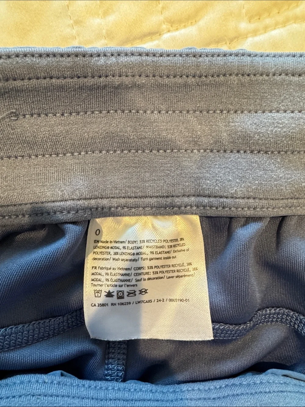 Lululemon softstream high rise short 4inch, color: oasis, size 0